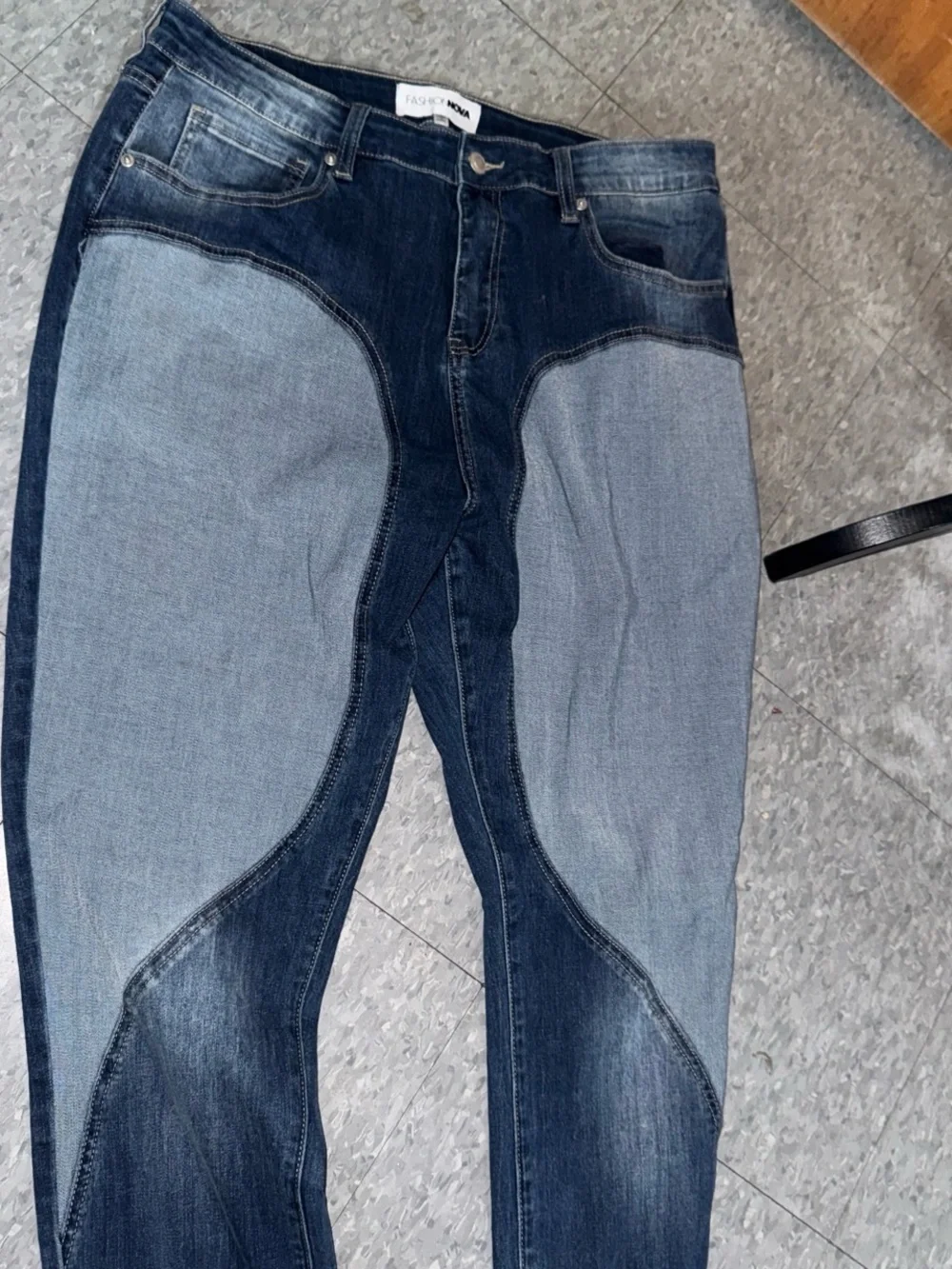 Denim matching set